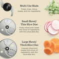 thumbnail image 5 of Vitamix 12-Cup Food Processor Attachment with Multi-Use Blade and Two Discs, 5 of 11
