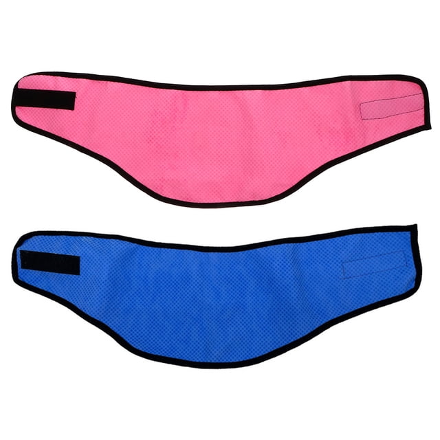 MOVTOTOP 2 Pcs Serviette Rafraîchissante pour Animaux de Compagnie Chien Chat Foulard d'Été Marche Extérieure Col Serviette Glacée