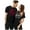 z03-Black, variant on CAIXIA His and Hers Matching Shirts for Couples, Valentine's Day Matching T Shirts, Anniversary Shirts For Married Couples,Men/L
