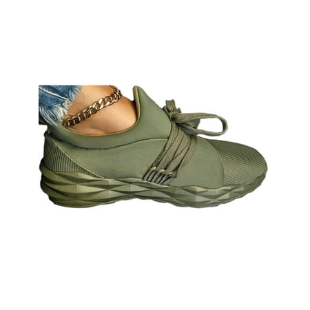 

UKAP Women Ladies Round Toe Sneakers Walking Sports Running Tennis Shoes