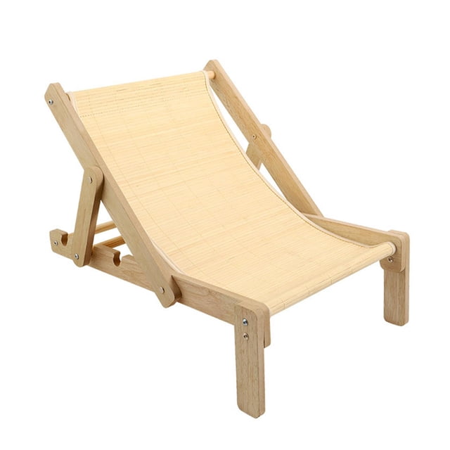 Tumbona para Gatos, Cama Tipo Hamaca para Gatos, Camas Resistentes para Gatos, Cama de Madera Duradera para Gatos para Animales Pequeños Y Perro