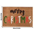 thumbnail image 3 of TIELUTT Christmas Letter and Hat Printing Mat Merry Christmas Doormat Room Door Mat Welcome Home Welcome Room Rug Cute Rugs for Living Room Big Throw Blankets Mens Throw Light Throw Blanket for Summe, 3 of 6