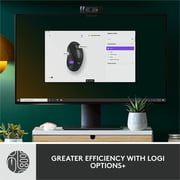 كومبو توقيع logitech mk650 للماوس اللاسلكي للأعمال ولوحة المفاتيح الجرافيت (920-010909)