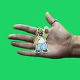 thumbnail image 3 of The Simpsons Patch Homer Beer In Hand Embroidered Iron On, 3 of 3