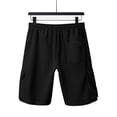thumbnail image 5 of Chiccall Mens Jogging Cargo Shorts Causal Breathable Running Workout Soft Shorts Elastic Waist Drawstring Shorts with Pockets, 5 of 7