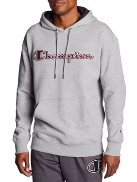 Champion Mens Powerblend Applique Pullover Hoodie, up to Size 2XL