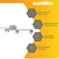 thumbnail image 2 of Sunlite 81146 32” LED 4-Light Adjustable Track Light Fixture, 23 Watts (100W=), 1200 Lumens, 3000K Warm White, 120 Volts, Dimmable, ETL Listed, Chrome, For Residential & Commercial Use, 2 of 7