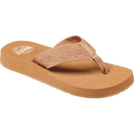 

Women s Reef Sandy Tan Polyester 10 M
