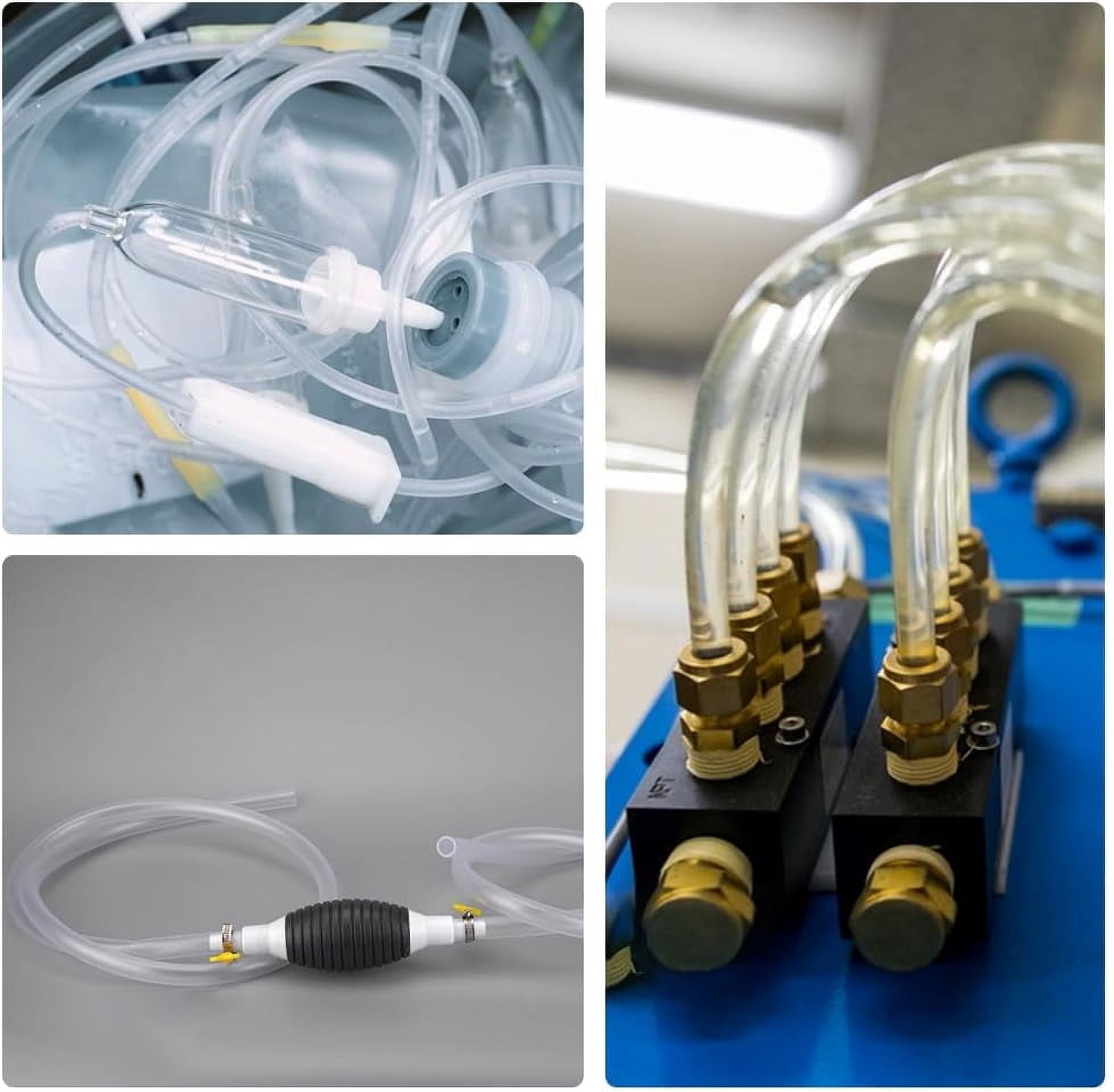 16ft/5m Flexible Tubing for DIY Artificial Flowers 16mm Wide Flower Bouquets Tubes Clear Floral Stems Roll for DIY Bundling Artificial Flower Stems