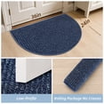 thumbnail image 2 of JAATOP 24"x 36" Doormat, Non-Slip Absorbent Welcome Mat, Dirt Trapper Indoor Entryway Rug, Machine Washable, Blue, 2 of 7
