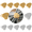 Silver-12PCS, variant on Coastal Theme Sea Creatures Napkin Rings Sea Shells Metal Napkin Rings Set of 612for Dinner Party, Summer, Wedding, Beach Table Decor, Family Gatherings, or Everyday Use (Silver/Golden)