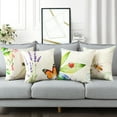 thumbnail image 4 of OTOSTAR 18”x18” Insects & Plants Polyester Fiber Decorative Pillow Covers, Waterproof (4 Count), 4 of 9