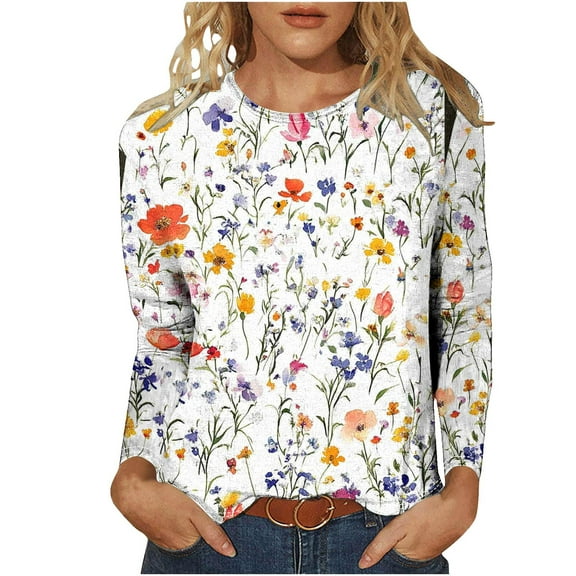 SHE IS My Items Dress Shirts for Women 3/4 Sleeve Flowy Tops for Women Summer Womens Blouses Dressy Casual 3/4 Sleeve Womens Tunics Casual Fall Classy