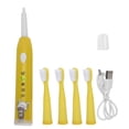 thumbnail image 2 of Toothbrush, Electric Sonic Toothbrush Household Rechargeable Waterproof Teeth  Electric Toothbrush with 4 Brush Heads 5 Vibration Modes and Smart Timer for Removing Plaque, 2 of 8