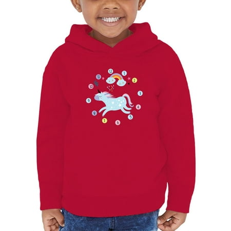 

Unicorn With Clock Hours Hoodie Toddler -Image by Shutterstock 4 Toddler
