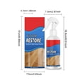 thumbnail image 4 of Floor Restore For Wood Floors,Rejuvenate Wood Floor Restorer,Hardwood Floor Repair,Floor Restorer & Polish - Revitalize, Protect, Shine Wood, Laminate, Bamboo, Slate, Terracotta & More,120Ml, 4 of 10