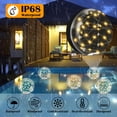 thumbnail image 4 of Luces solares flotantes para piscina Afzdby, 36 cm, blanco cálido, IP68, 4 of 7