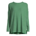 thumbnail image 4 of Time and Tru Women's Ribbed Tunic Top, Sizes S-XXXL, 4 of 6