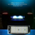 thumbnail image 5 of 2Pcs Car LED Number License Plate Light For Renault Megane 2 Clio Laguna 2 Megane 3 Twingo Master Vel Satis, 5 of 5
