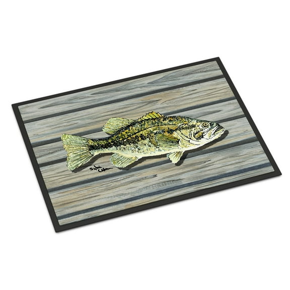 mall Mouth Bass Doormat 18x27