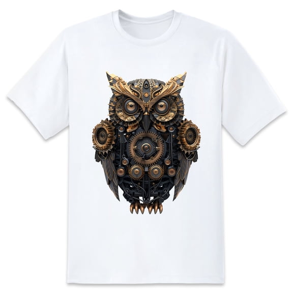 Men's Graphic TeeOwl (1) Letter Print T-Shirts Round Neck Short Sleeves Sizes XS-5XL Summer Daily Casual Tops