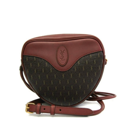 Pre-Owned Yves Saint Laurent 675260 Women's Leather Shoulder Bag Brown (Good)