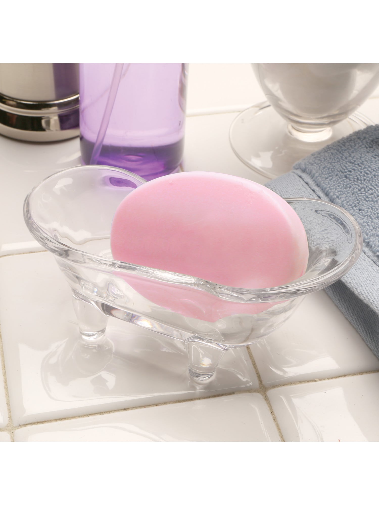 WS Bath Collection 33.60.20.002 Kubic Cool Soap Dish For Bathtub/Shower