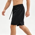 thumbnail image 5 of Wovilon Men's Quick Dry Running Shorts with Drawstring Waist and Pockets, Lightweight Breathable Athletic Gym Shorts for Summer Workout, Sports, and Daily Wear, 5 of 5
