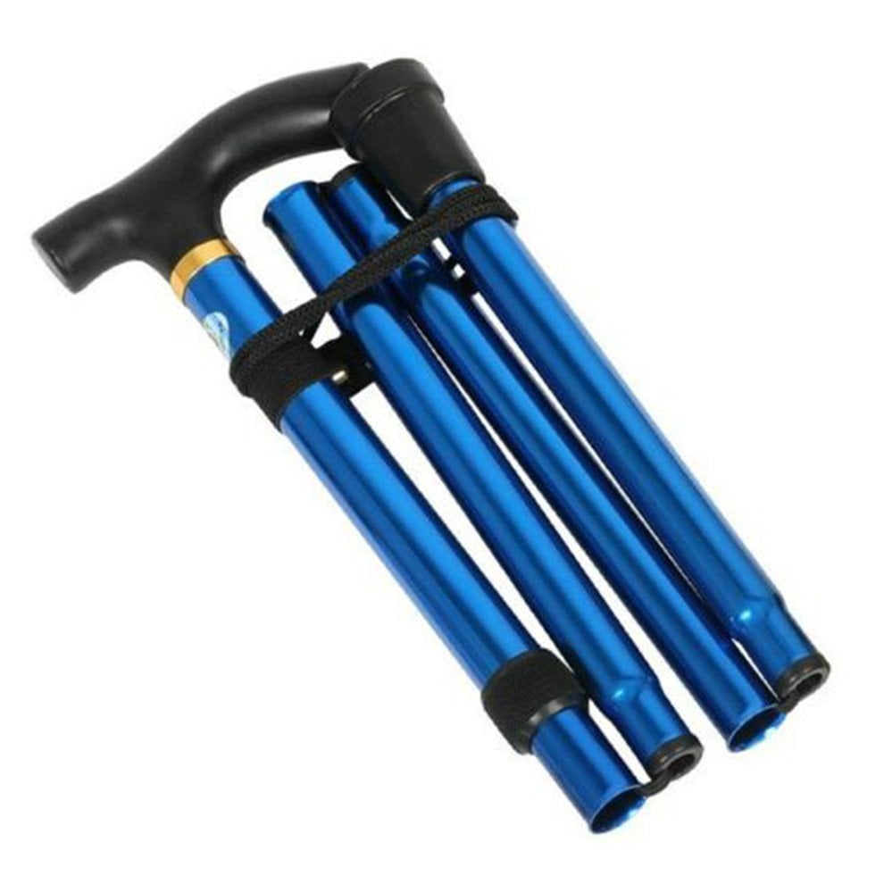 Climbing Mountain Cane FourSection Telescopic Folding Trekking Poles