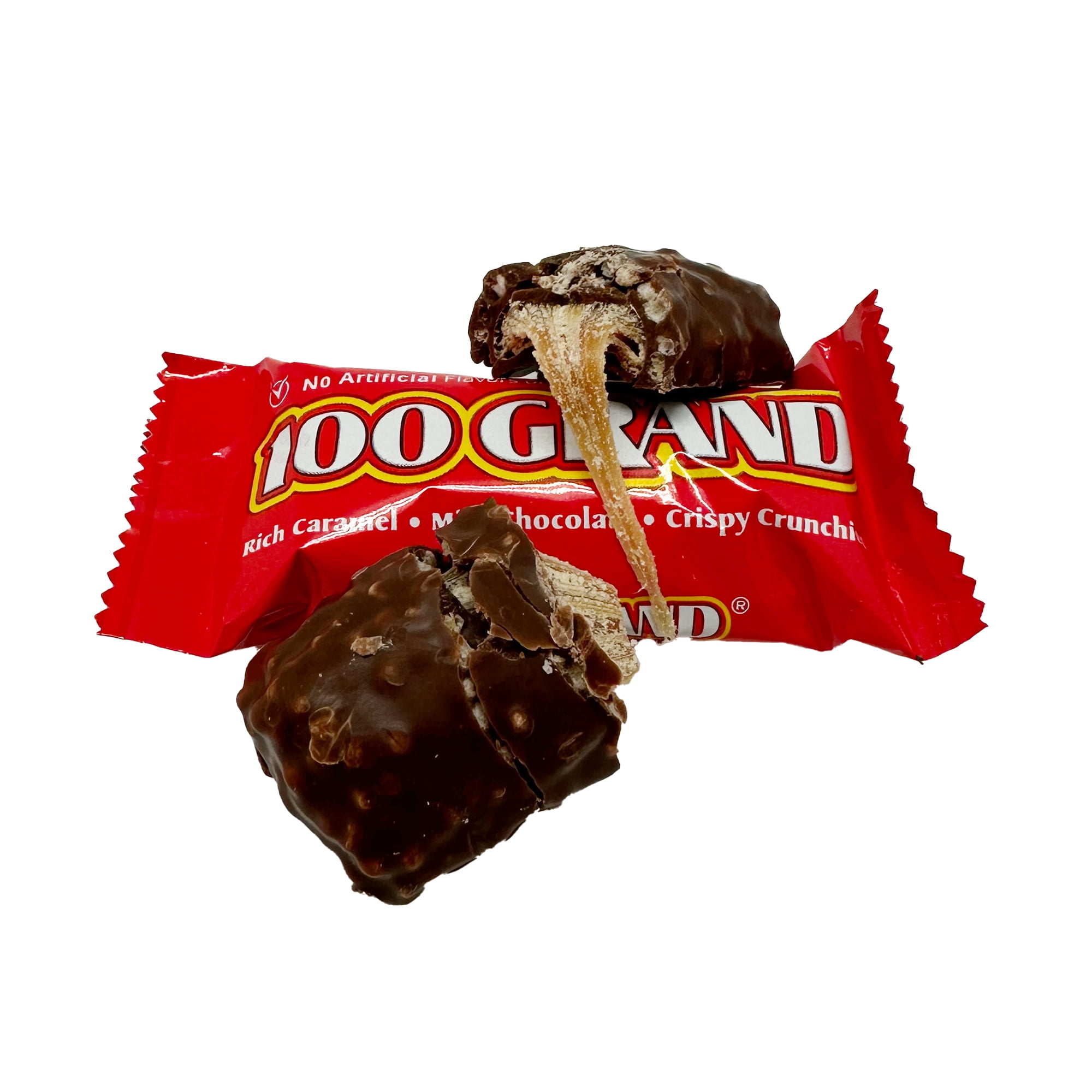 Blair Candy │100 Grand Milk Chocolate Fun Size Candy Bars - 5lbs. Resealable Candy Bag