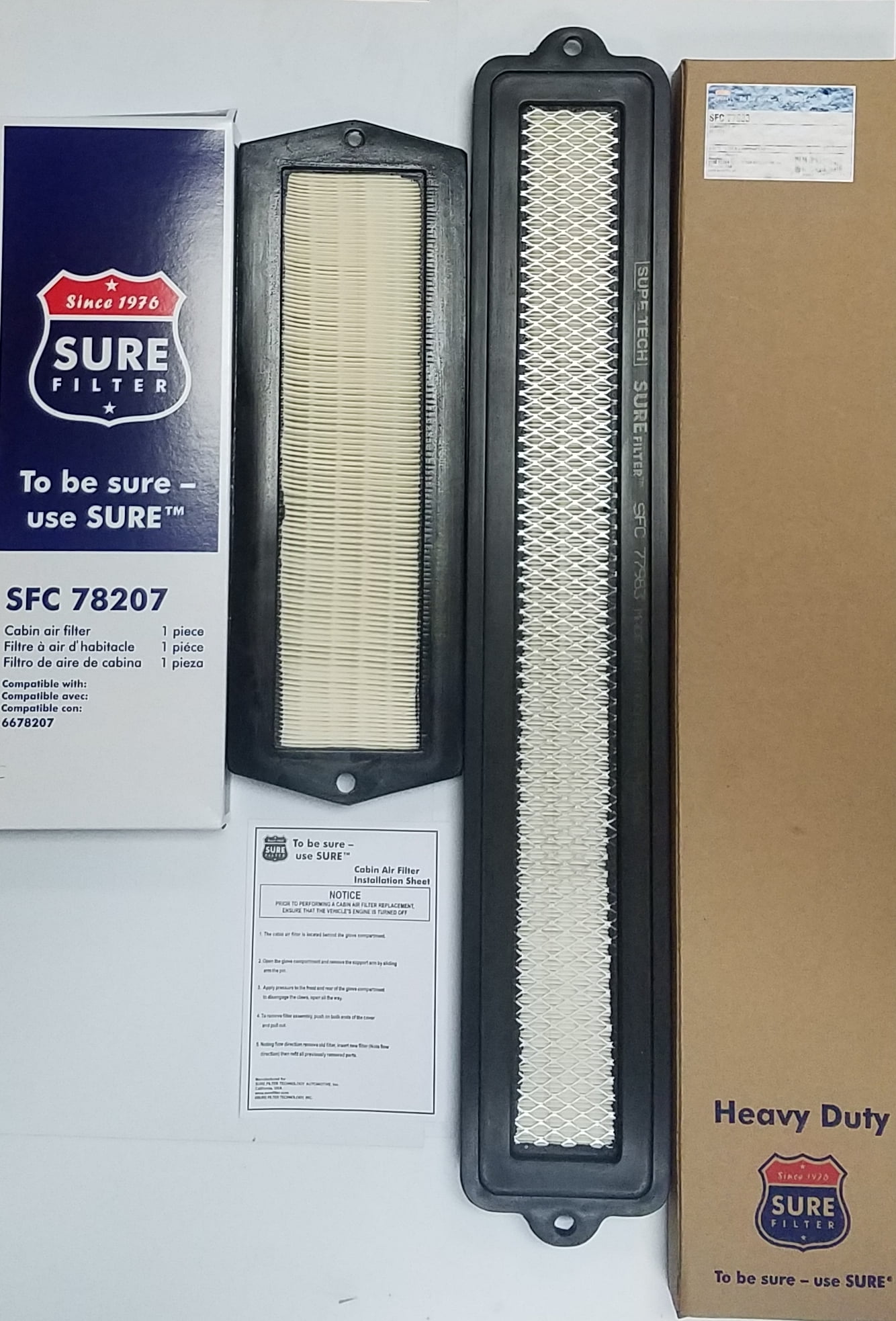 Bobcat Heater Air Filter Kit 2 Skid Steer T110 T140 T180 T190 T250 T300 T320