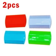 2PCS Plastic Pure Color Fine Tooth Head Lice Flea Pet Hair Combs Double Sided Nit Kids