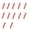 C, variant on Tkrady Short Band Cover Fringe Curling Border Size Cold Bar Hair Tool, 12pcs Multi-Size American Cold Iron Bar Hairdressing Tools-Orange