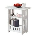 thumbnail image 1 of Narrow Rectangular Night Stand with Display Shelf for Home Convenience, 1 of 9