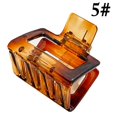 thumbnail image 4 of French Hair Claw Clip Small Solid Color Rectangle Hair Clamp Geometric Hair Claw, 4 of 10
