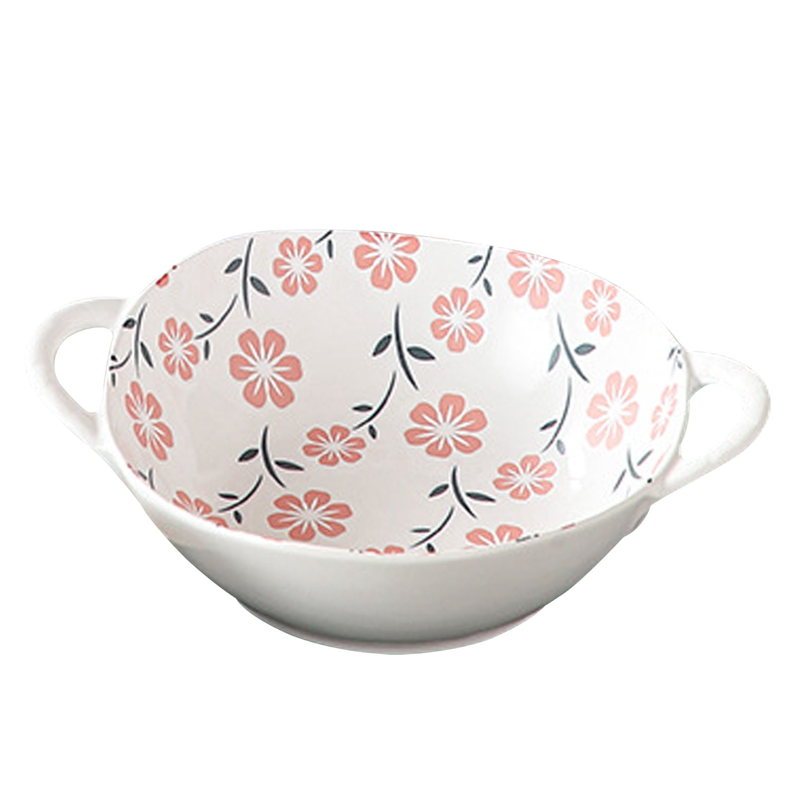 Qeeadeea Ceramic Bowl With Handle, Ramen Bowl Ceramic, Pho Bowls Large