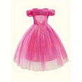 thumbnail image 5 of LED Light-Up Pink Princess Tutu Dress for Girls - Sleeveless Party Gown with Star Sequins, Perfect for Halloween, Christmas, and Special Occasions, Party Dress, Best for Christmas, 5 of 7