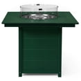 thumbnail image 5 of WestinTrends Helios 42" Modern Outdoor Patio Gas Propane Square Fire Pit Table (Rocks Not Included), Dark Green, 5 of 14