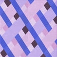 thumbnail image 1 of Ahgly Company Indoor Square Patterned Mauve Purple Area Rugs, 5' Square, 1 of 6