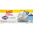 Glad ForceFlex MaxStrength with Clorox 13 Gallon Tall Kitchen Trash