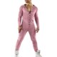 thumbnail image 5 of Pijama Mono, Mono De Poliéster Con Botones Para Lavar A Máquina Para Hombres Para Citas ANGGREK Rosa 3XL, 5 of 6