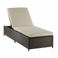 thumbnail image 1 of Pemberly Row Chaise Longue de Patio en Osier avec Rangement, Brun, 1 of 6