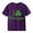 Purple, variant on Ruyang St Patricks Day Shirt for Girls Cute Irish Shamrock Graphic Tee Tops Toddler Kids Short Sleeve Summer Crewneck Cotton T-Shirt