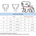 thumbnail image 2 of Dog Diapers Female Pet Dog Physiological Pants Reusable Washable Diapers Menstruation Nappies Lace Underwear Sanitary Pants Set of 3, 2 of 7