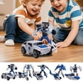 thumbnail image 2 of Jouet pour Enfants Robot Transformable Modèle Alliage Jouet Déformable s'Adapte Combiner Robot GXK, 2 of 8