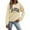 Beige, variant on Tops for Women 2025 On Sale Fall Winter Soft Crew Neck Long Sleeve Batwing Off the Shoulder with Pocket Graphiprint Leisure Cotton Sweatshirt Tops(Pink,L)
