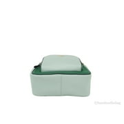 Coach Women's Court Backpack (Pebble Leather - Colorblock - Green - Light Teal Multi)