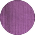 thumbnail image 1 of Ahgly Company Indoor Round Abstract Purple Contemporary Area Rugs, 6' Round, 1 of 4