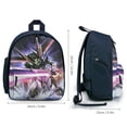 thumbnail image 2 of Mobile Suit Gundam Backpacks Lightweight Casual Bookbags Travel Daypack Bookbags for Camping Hiking, 2 of 6