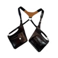 thumbnail image 4 of Milageto Shoulder Harness Bag Fashion Wallet Pocket for Stage Show Backpacking Hiking Black, 4 of 8